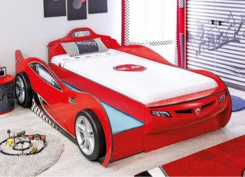 CARBED Кровать-машина Coupe с выдвижной кроватью Red 20.03.1306.00 в Маслянино - maslyanino.mebel54.com | фото