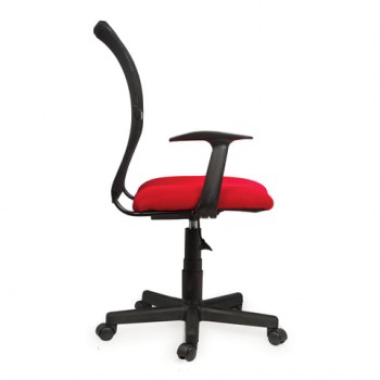 Кресло BRABIX Spring MG-307 (красно-черный) в Маслянино - maslyanino.mebel54.com | фото