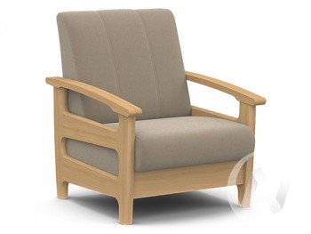 Кресло для отдыха Омега (бук лак/CATANIA LATTE) в Маслянино - maslyanino.mebel54.com | фото