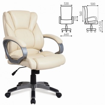 Кресло офисное BRABIX Eldorado EX-504 (бежевый) в Маслянино - maslyanino.mebel54.com | фото
