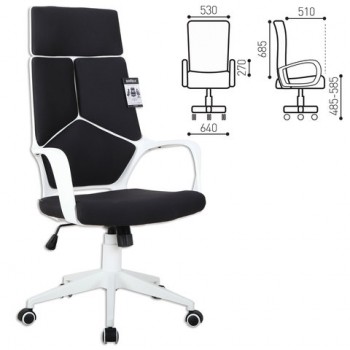 Кресло офисное BRABIX Prime EX-515 (черная ткань) в Маслянино - maslyanino.mebel54.com | фото