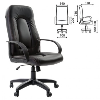 Кресло офисное BRABIX Strike EX-525 (черный 2) в Маслянино - maslyanino.mebel54.com | фото