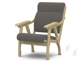 Кресло Вега-10 (бесцветный лак/ULTRA STONE) в Маслянино - maslyanino.mebel54.com | фото