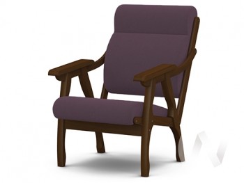 Кресло Вега-10 (орех лак/ULTRA PLUM) в Маслянино - maslyanino.mebel54.com | фото