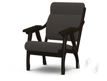 Кресло Вега-10 (венге лак/ULTRA GRAFIT) в Маслянино - maslyanino.mebel54.com | фото