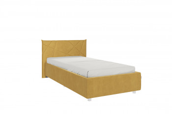 Кровать 0.9 Квест с основанием (Медовый велюр) в Маслянино - maslyanino.mebel54.com | фото