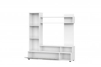 Мебель для гостиной "МГС 9" Белый / Цемент светлый в Маслянино - maslyanino.mebel54.com | фото