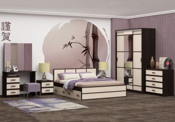 Модульная спальня Сакура в Маслянино - maslyanino.mebel54.com | фото