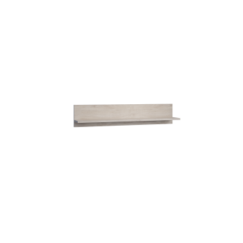 Полка навесная Саманта Дуб харбор белый в Маслянино - maslyanino.mebel54.com | фото