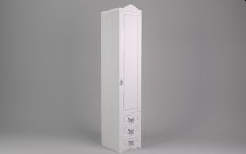 Шкаф угловой Бэлла с ящиками (Выбеленное дерево/Белый) в Маслянино - maslyanino.mebel54.com | фото