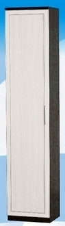 Шкаф высокий ДЛЯ ГОСТИНОЙ ШВ-450 Венге/Дуб выбеленный в Маслянино - maslyanino.mebel54.com | фото
